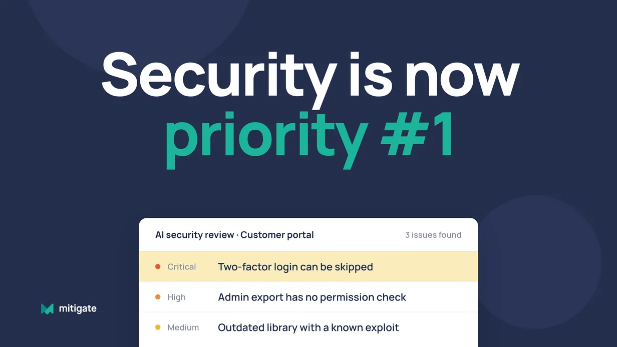 AI has made security the first priority for software owners