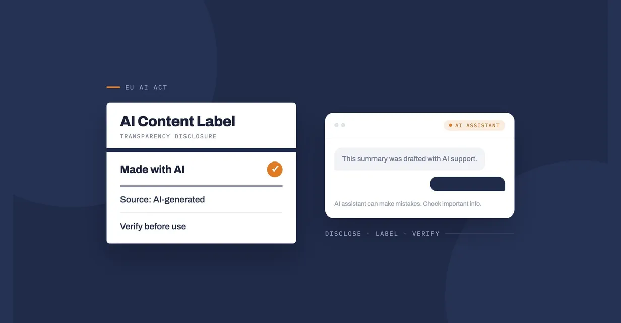 The EU's new AI transparency rule: what it means, and the 5-minute way to be sure