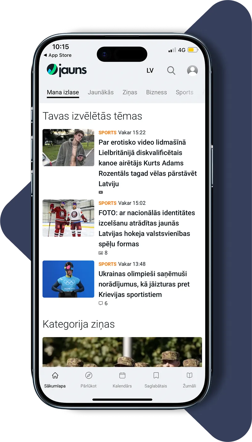 Jauns.lv Mobile Application