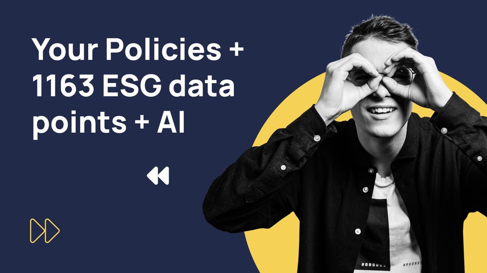 We (our ESG AI tool) checked our policies against 1163 EU CSRD ESRS disclosure data points