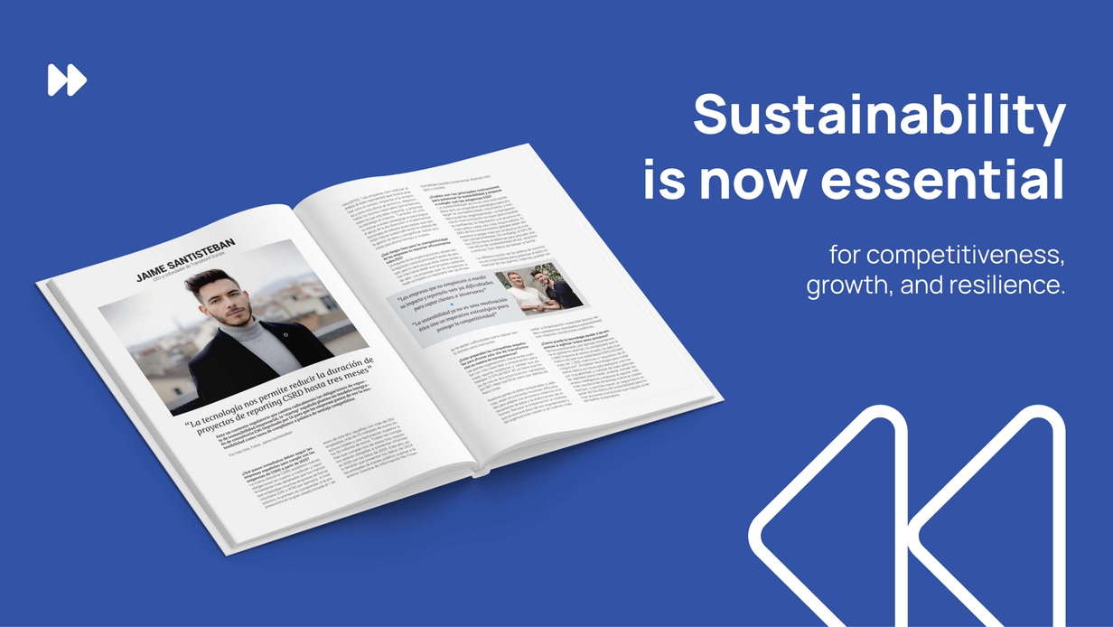 Jaime Santisteban (TransitionX Europe): “AI-driven technology allows us to reduce the duration of CSRD reporting projects by up to three months”